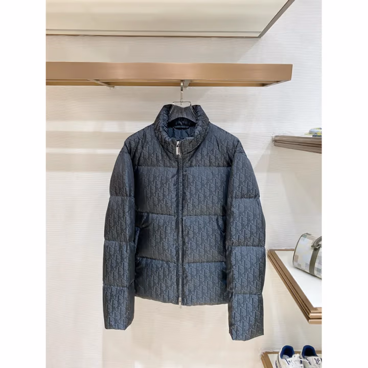 Dior navy down jacket — ref 823431