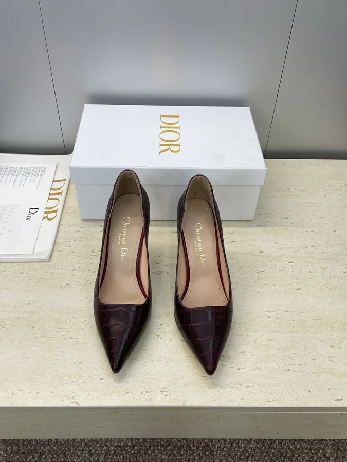 Dior burgundy shoe