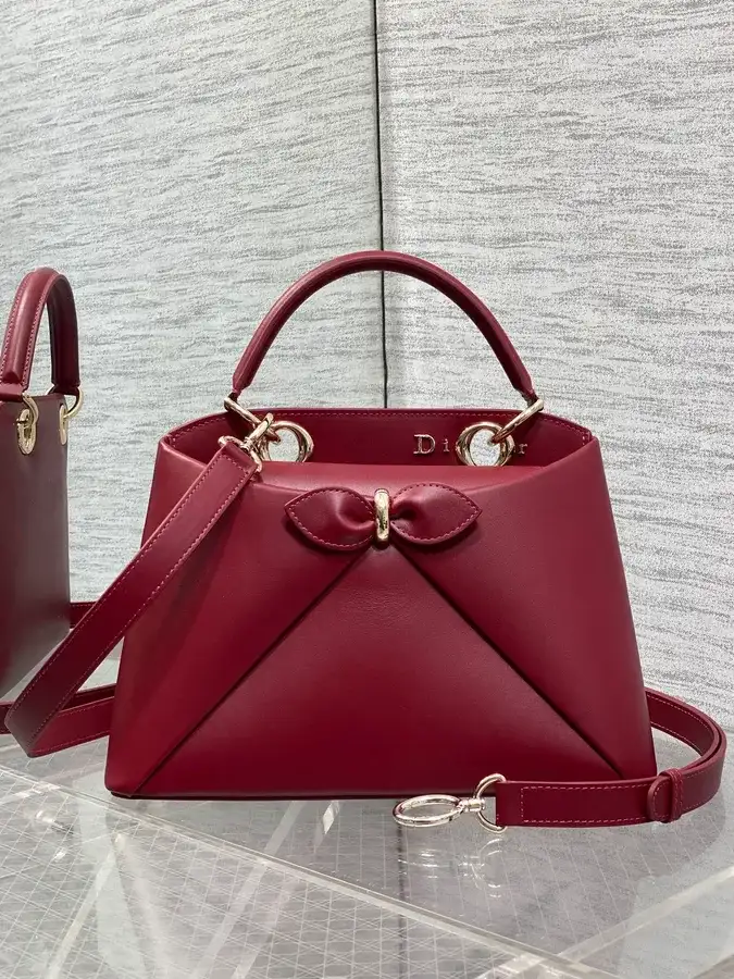 Dior burgundy mini bag — ref 787478
