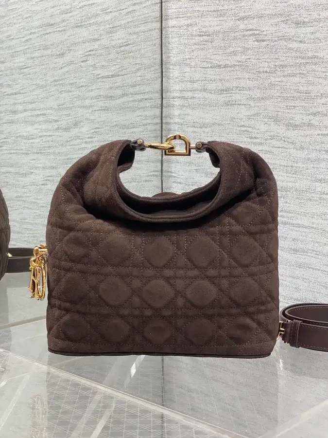 Dior brown shoulder bag — ref 787443