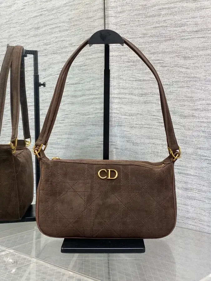 Dior brown shoulder bag — ref 839844