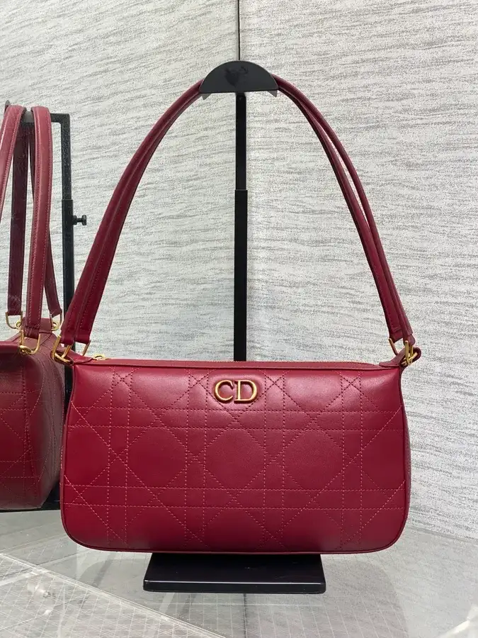 Dior burgundy shoulder bag — ref 839839