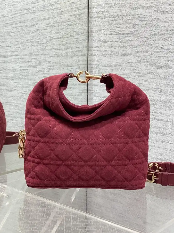 Dior burgundy shoulder bag — ref 787440
