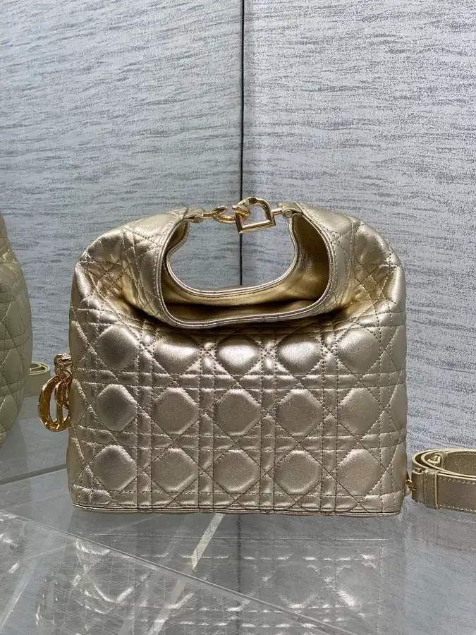 Dior gold shoulder bag — ref 787438