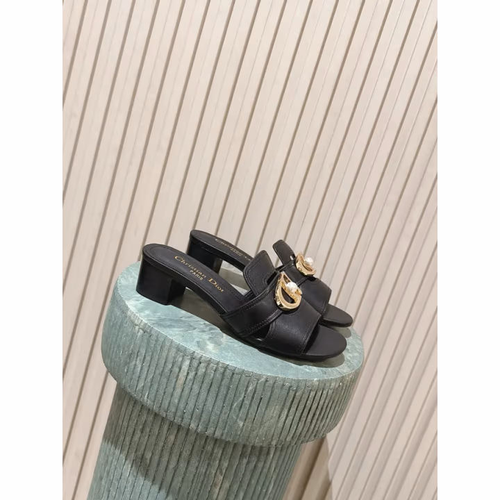 Dior black slide — ref 785102