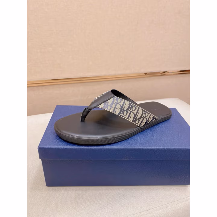 Dior navy slide — ref 767113