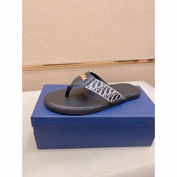 Dior navy slide — ref 782207