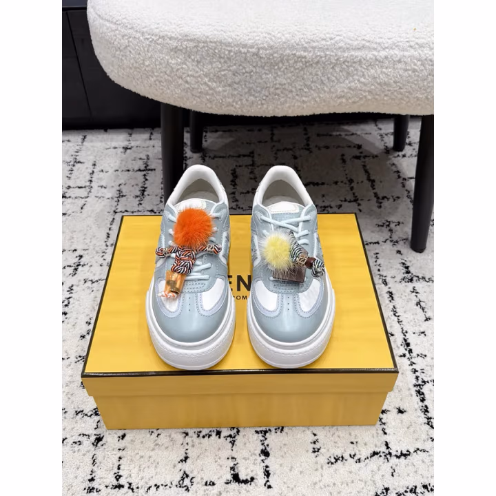 Fendi washed blue sneaker — ref 789206