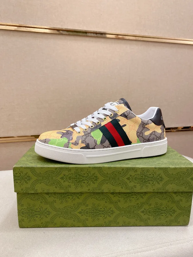 Gucci brown low-top sneaker — ref 756564