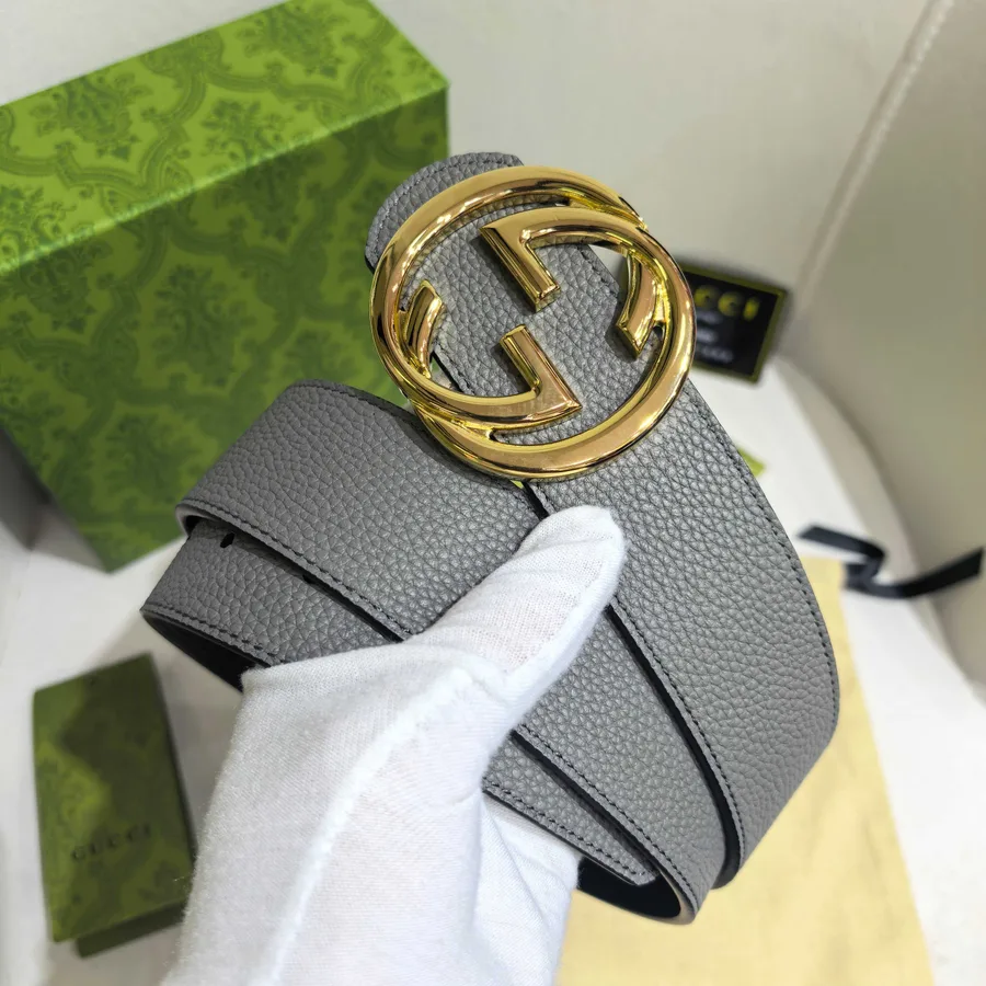 Gucci grey belt — ref 812186