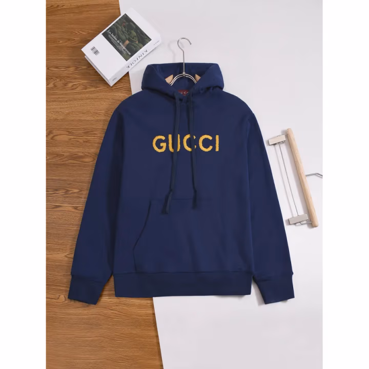 Gucci navy hoodie — ref 824252