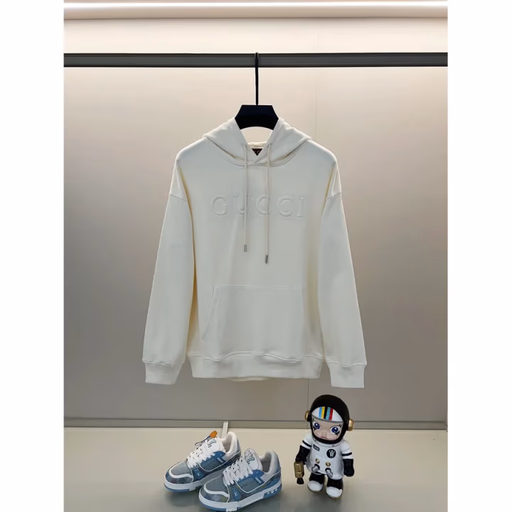 Gucci white hoodie — ref 808379
