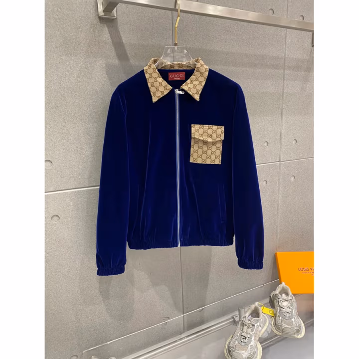 Gucci navy jacket — ref 803745