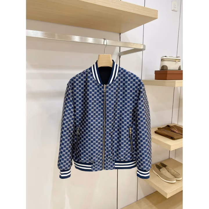 Gucci navy jacket — ref 817388