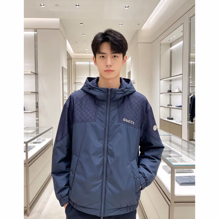 Gucci navy jacket — ref 838917