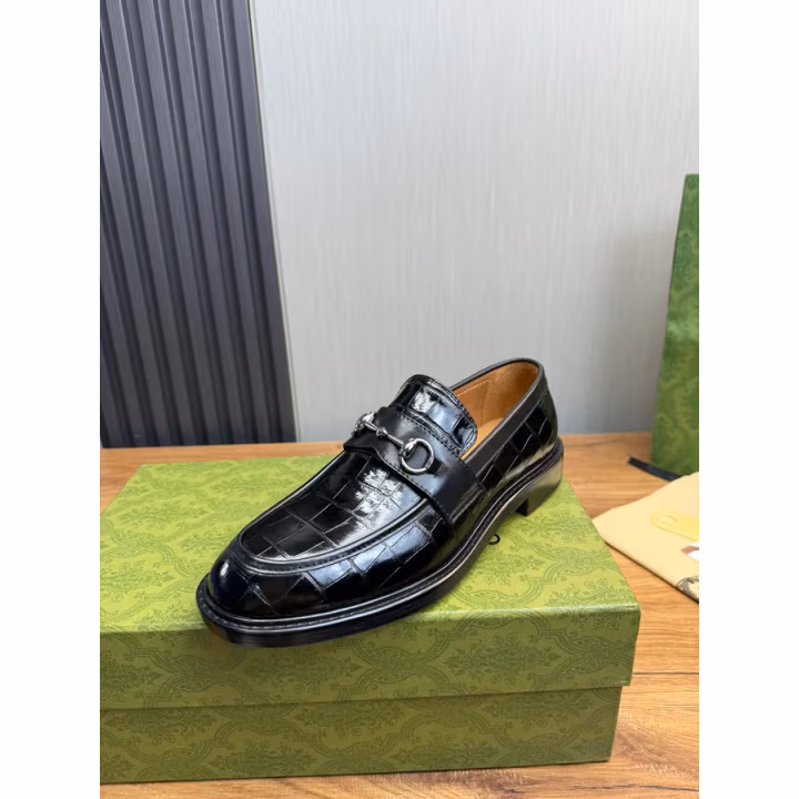 Gucci black loafer — ref 756556