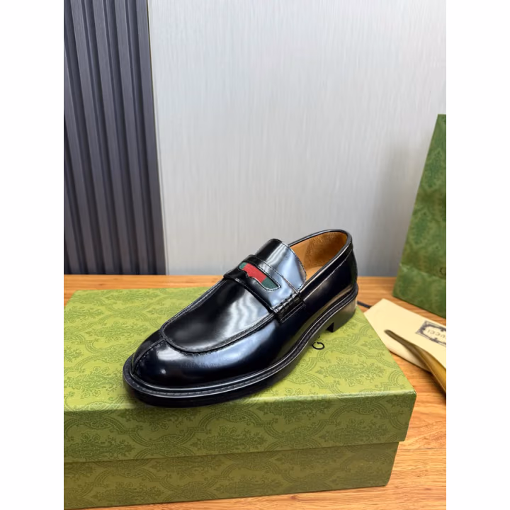 Gucci black loafer — ref 756678