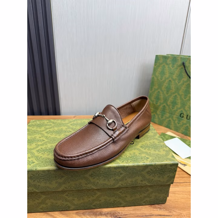 Gucci brown loafer — ref 751671