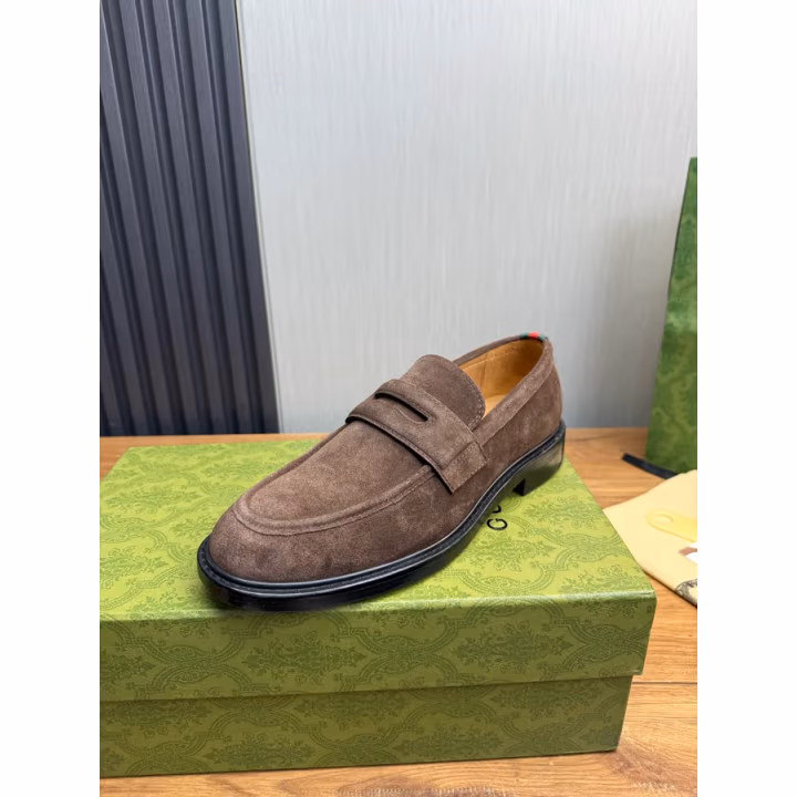 Gucci brown loafer — ref 756553
