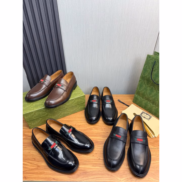 Gucci brown loafer — ref 756676