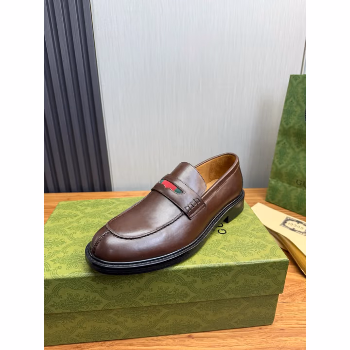 Gucci brown loafer — ref 756679