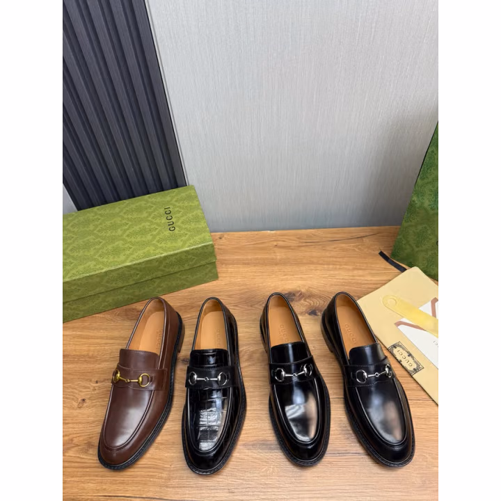 Gucci brown loafer — ref 756554