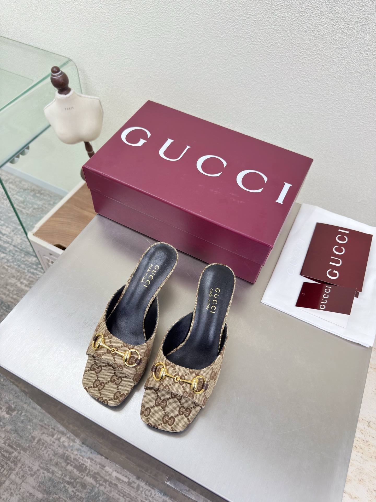Gucci brown shoe — ref 768003
