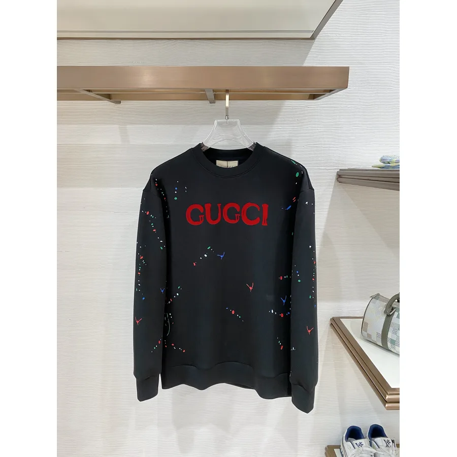 Gucci black sweater — ref 818243