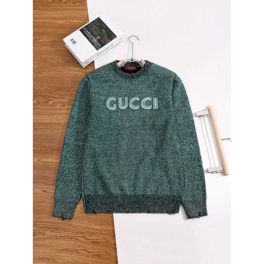 Gucci green sweater — ref 824272