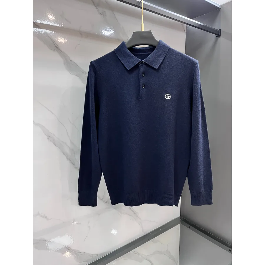 Gucci navy sweater — ref 828654