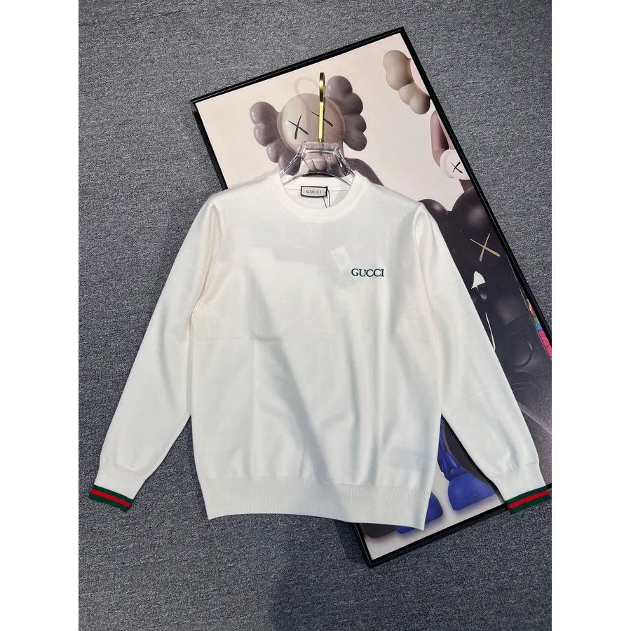 Gucci white sweater — ref 828291