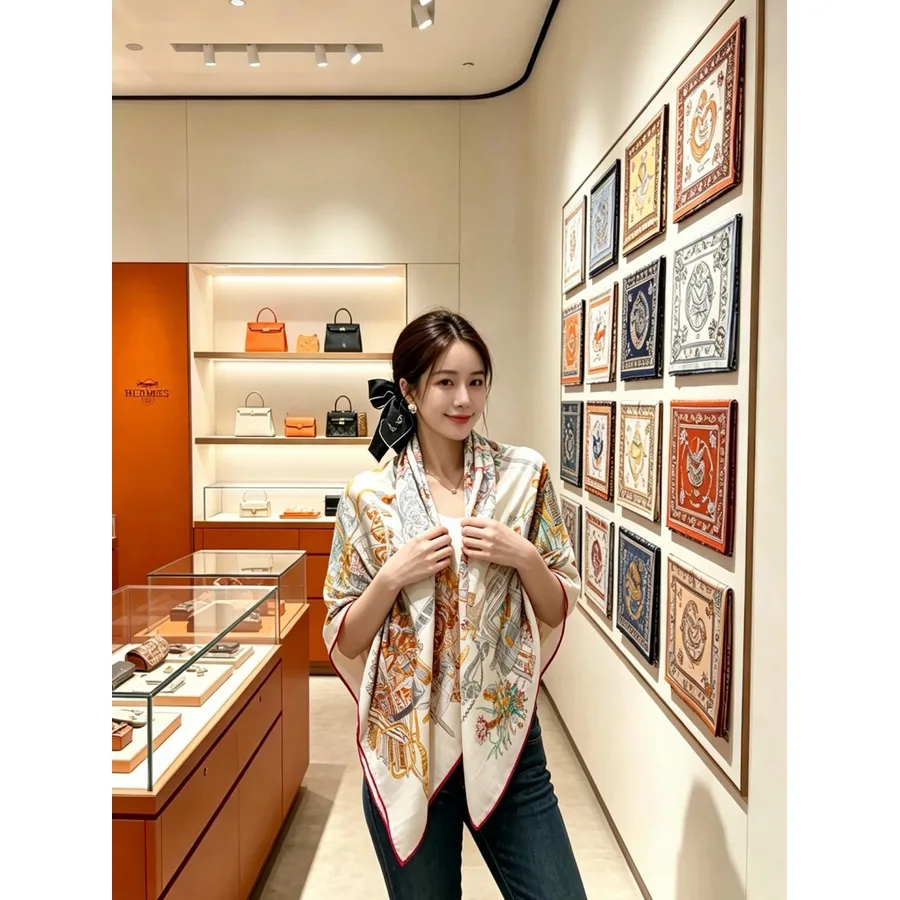Hermès cream accessory — ref 811769