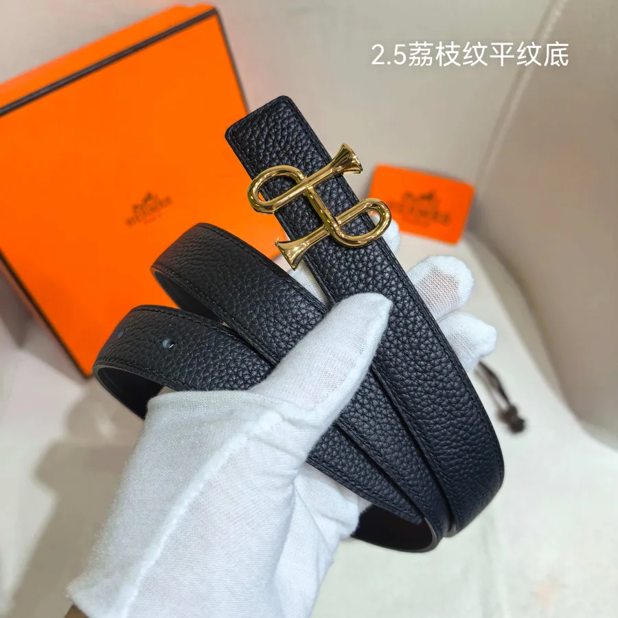 Hermès black belt — ref 811959