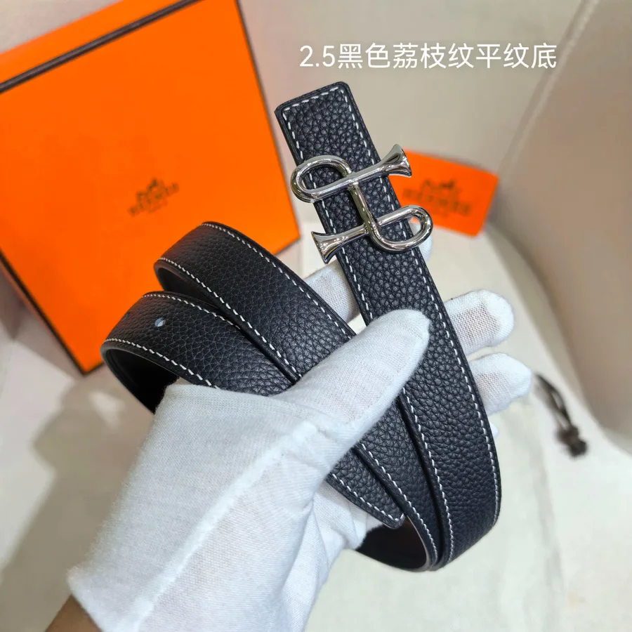 Hermès black belt — ref 811960