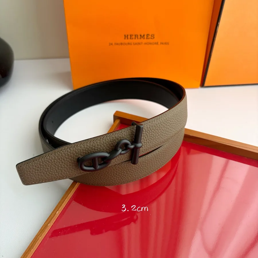 Hermès brown belt — ref 812149