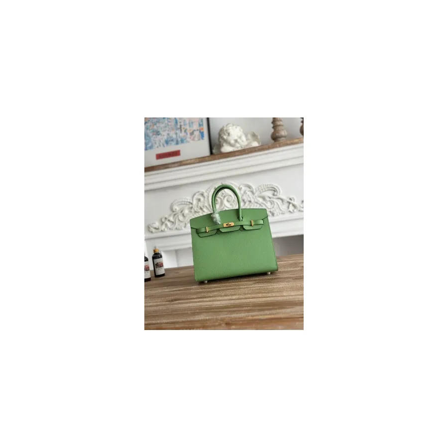 Hermès green Birkin bag — ref 797936