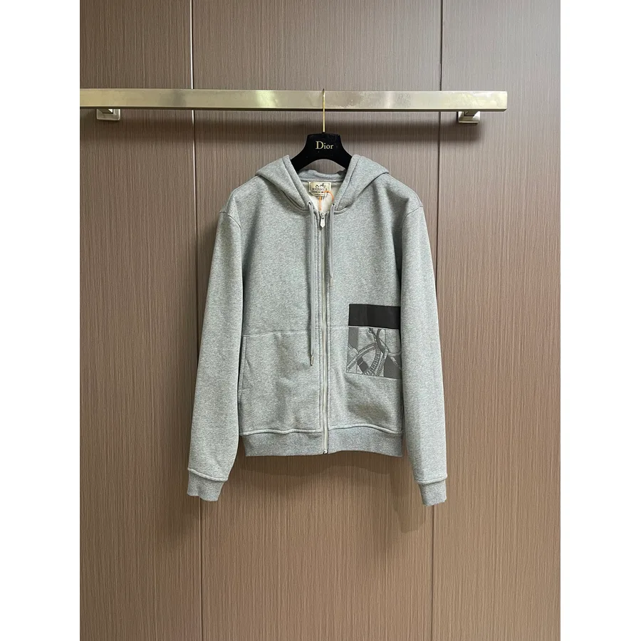 Hermès grey garment — ref 835112