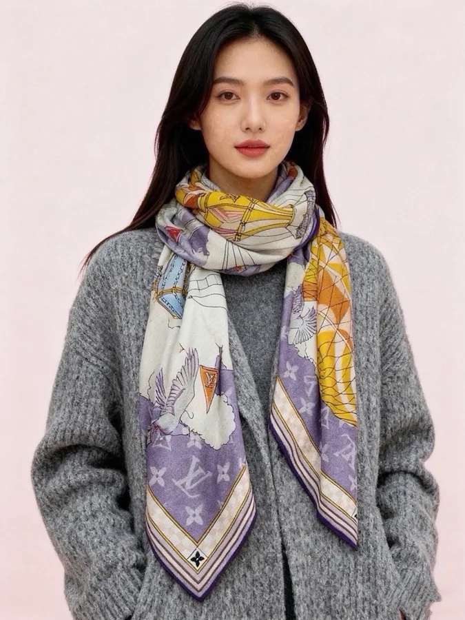 Louis Vuitton purple accessory — ref 811791