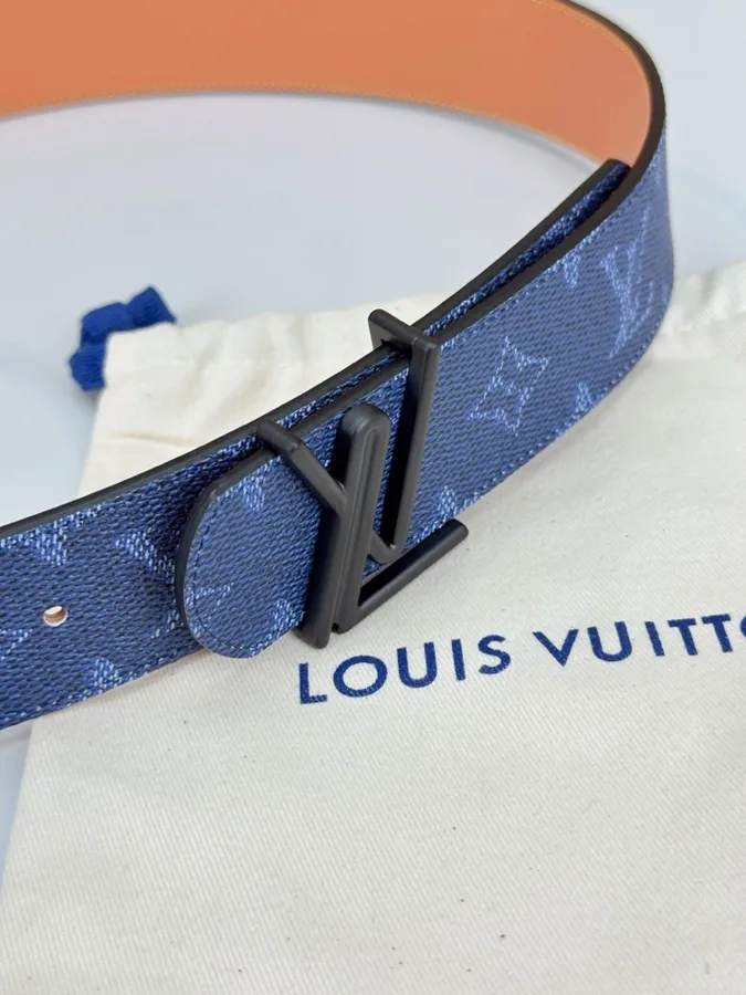 Louis Vuitton blue belt