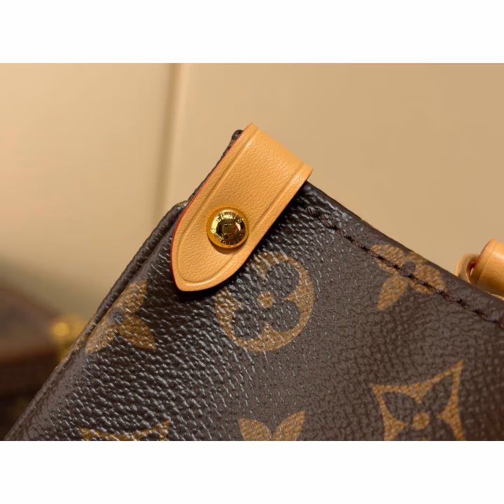 Louis Vuitton brown canvas bag — ref 831307