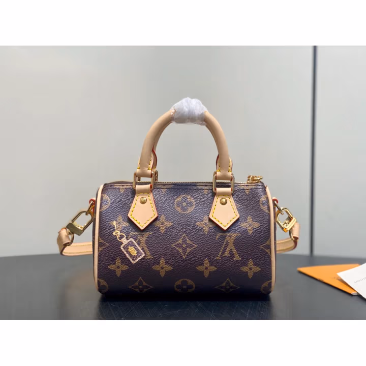 Louis Vuitton brown canvas bag — ref 823660