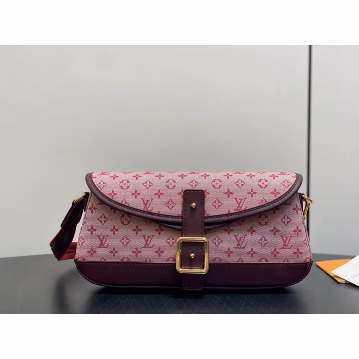 Louis Vuitton burgundy canvas bag — ref 790776