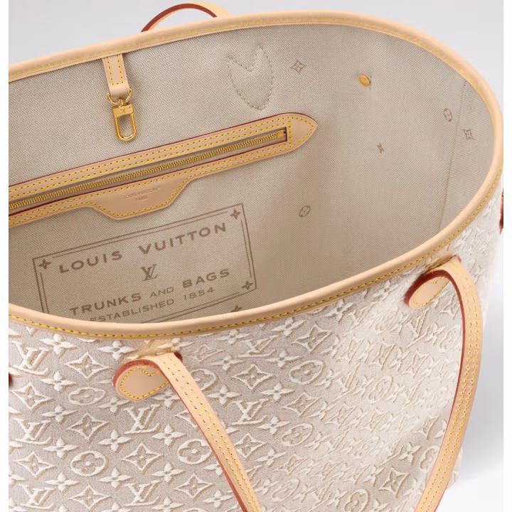Louis Vuitton cream canvas bag — ref 787722