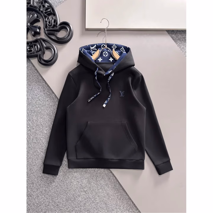 Louis Vuitton black hoodie — ref 807467