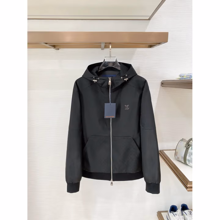 Louis Vuitton black hoodie — ref 814857