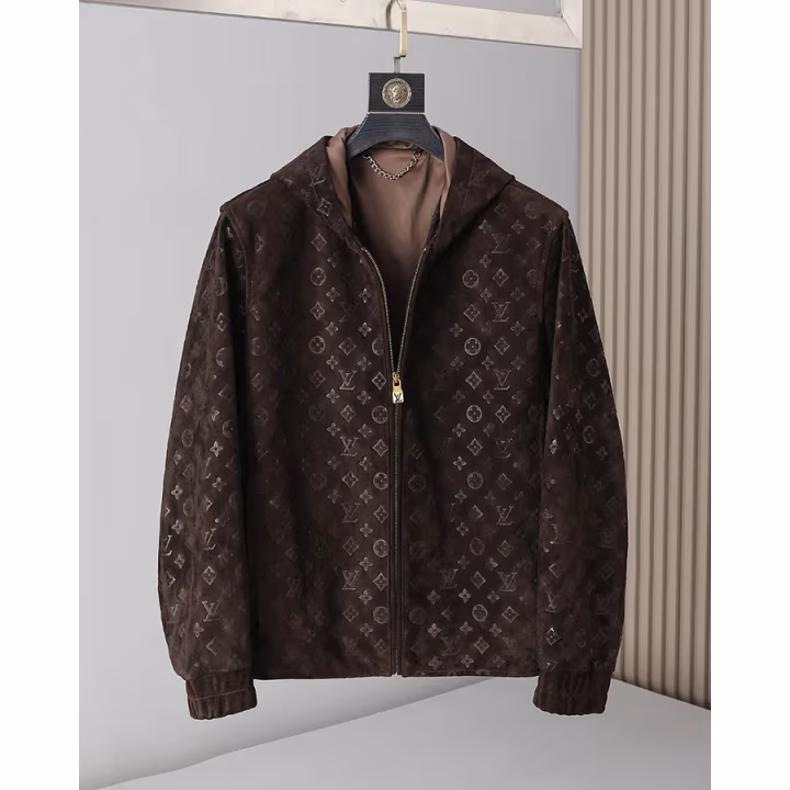 Louis Vuitton brown hoodie — ref 814636