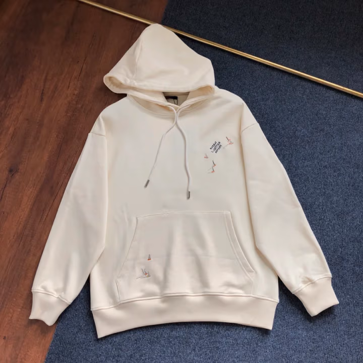 Louis Vuitton cream hoodie — ref 808248