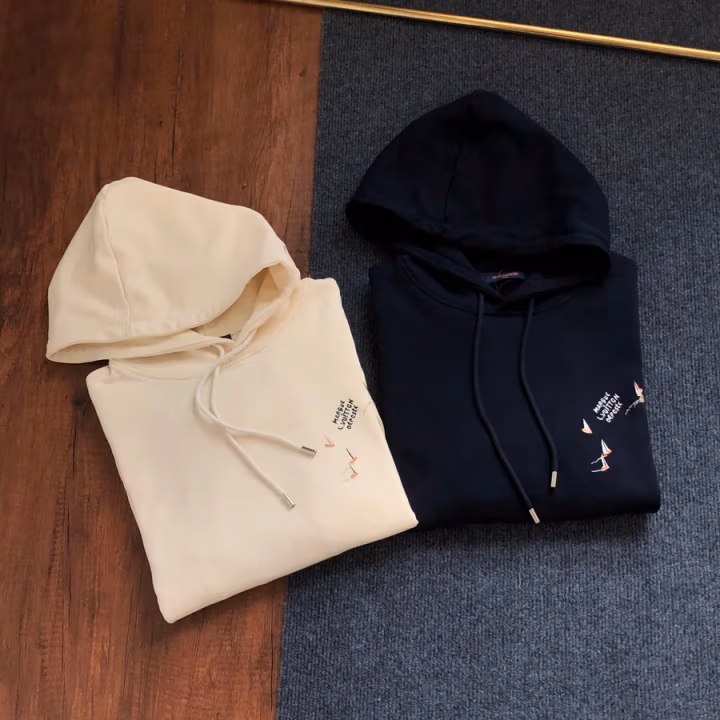 Louis Vuitton cream hoodie — ref 808249