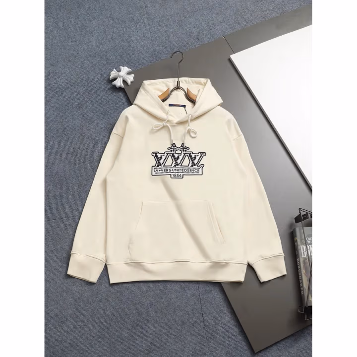 Louis Vuitton cream hoodie — ref 818359