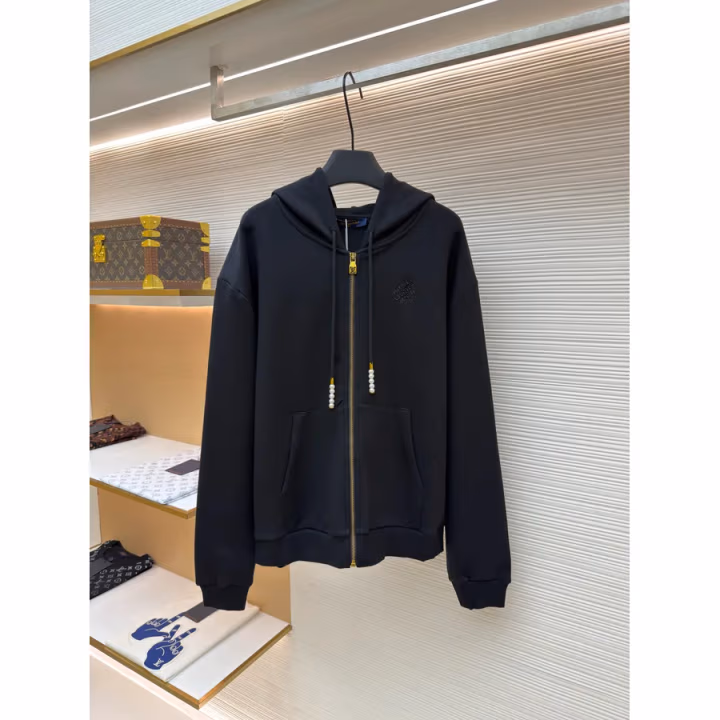 Louis Vuitton navy hoodie — ref 819616